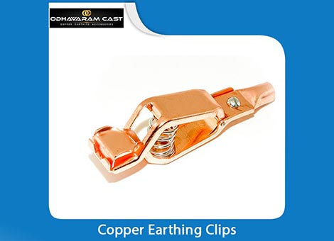 copper earthing clips   copper earthing accessories