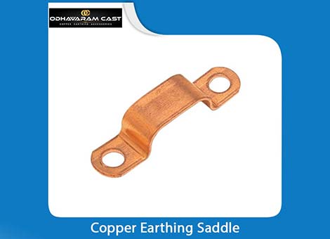 copper earthing saddle   copper earthing accessories