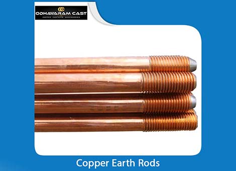 copper earth rods   copper earthing accessories