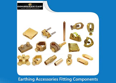 earthing accessories fitting components copper earthing accessories