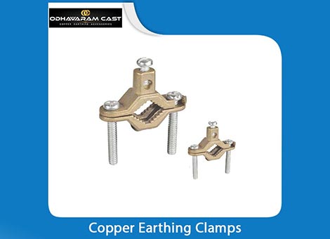 copper earthing clamps   copper earthing accessories