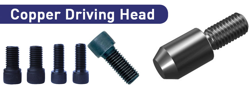copper driving head copper earthing accessories