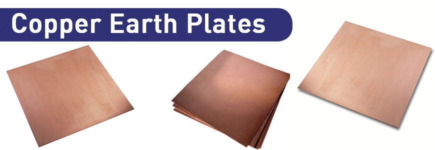 copper earth plates copper earthing accessories