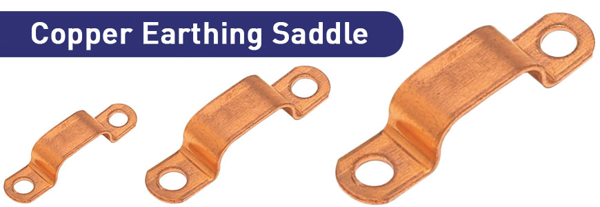 copper earthing saddle copper earthing accessories