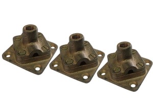 double base saddle copper earthing accessories