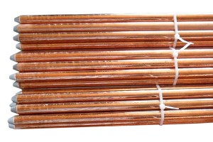 earth rods with threaded type ul listed copper earthing accessories