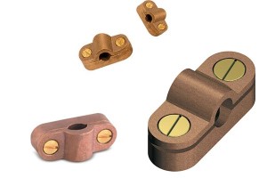 heavy duty cast saddle copper earthing accessories