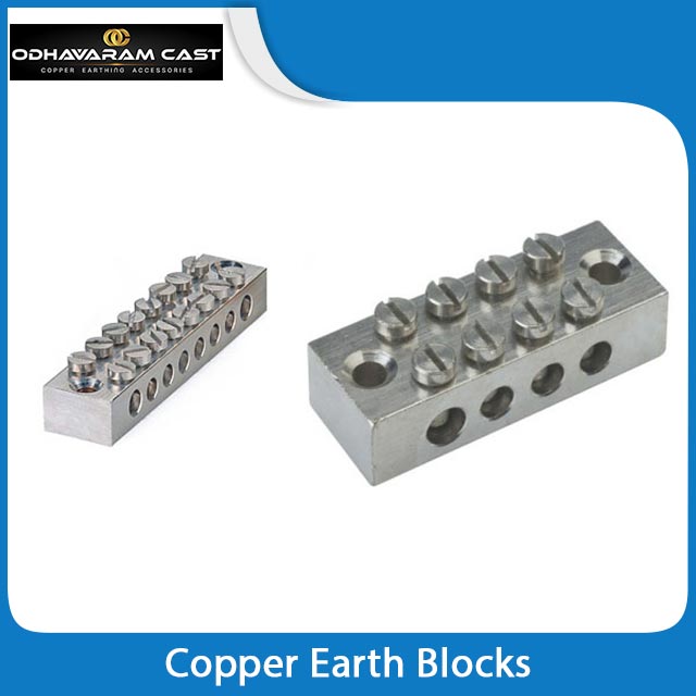 products copper earth blocks copper earthing accessories
