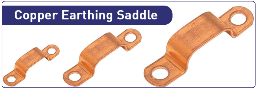 copper earthing saddle