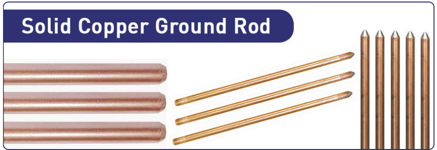 solid copper ground rod solid copper ground rod
