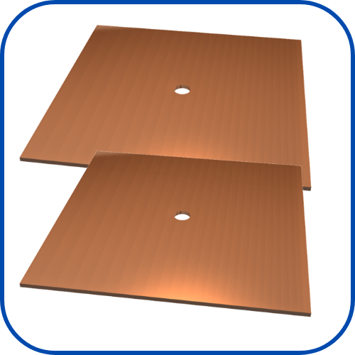 copper earth plates