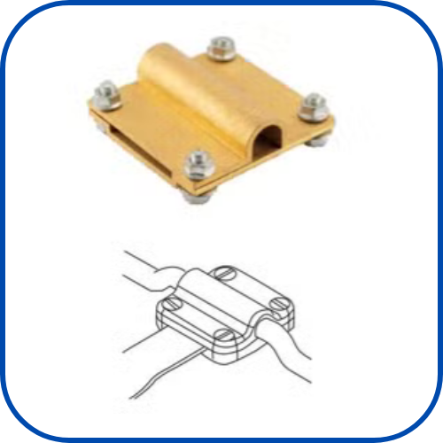 brass junction clamp