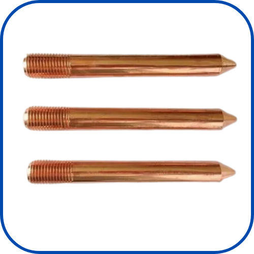 solid copper ground rod