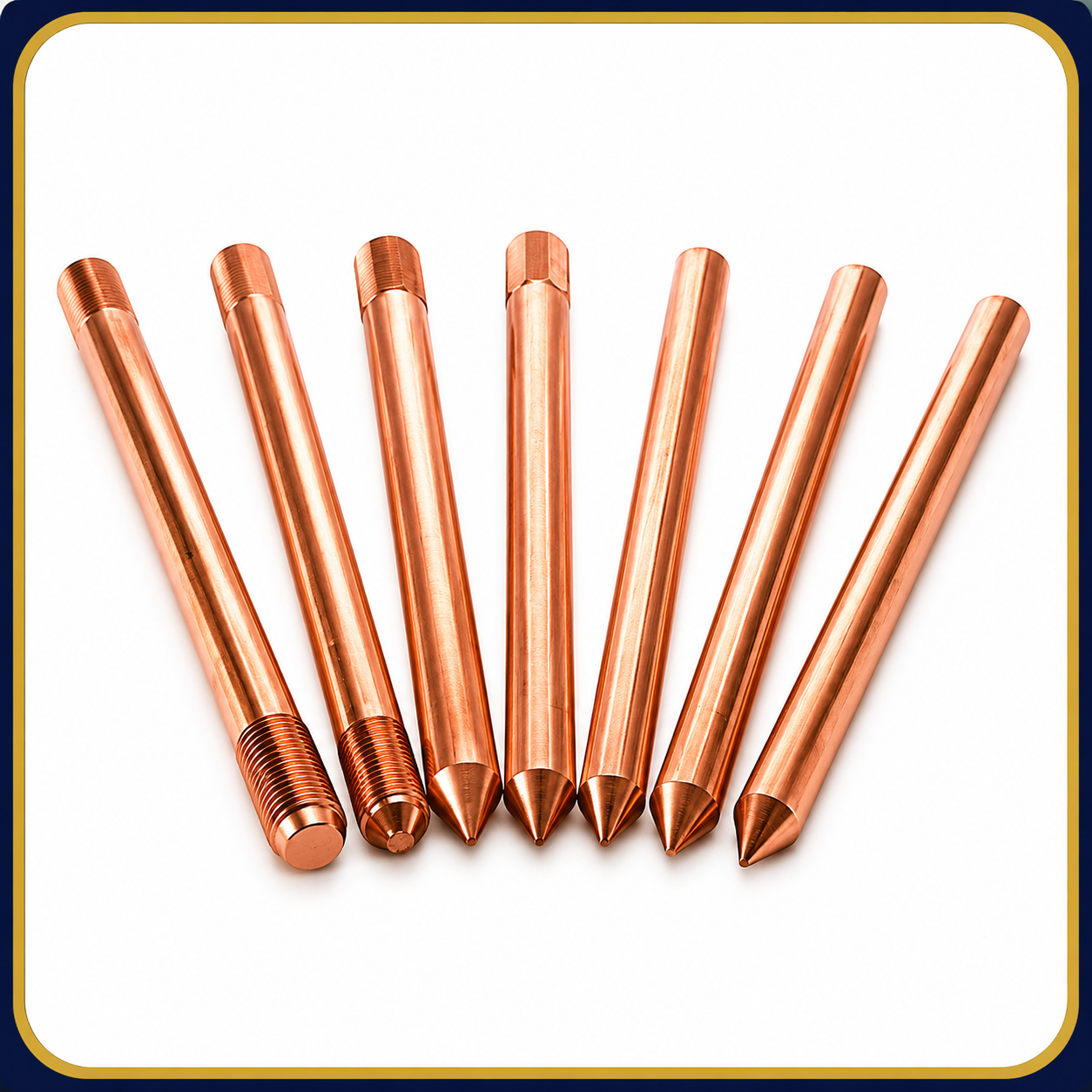 copper earth rods   copper earthing accessories