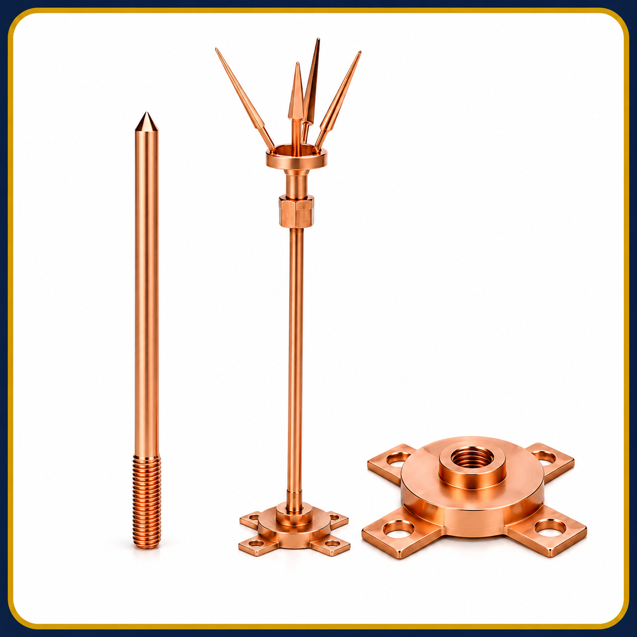 multi point lmat copper earthing accessories multi point lmat copper earthing accessories