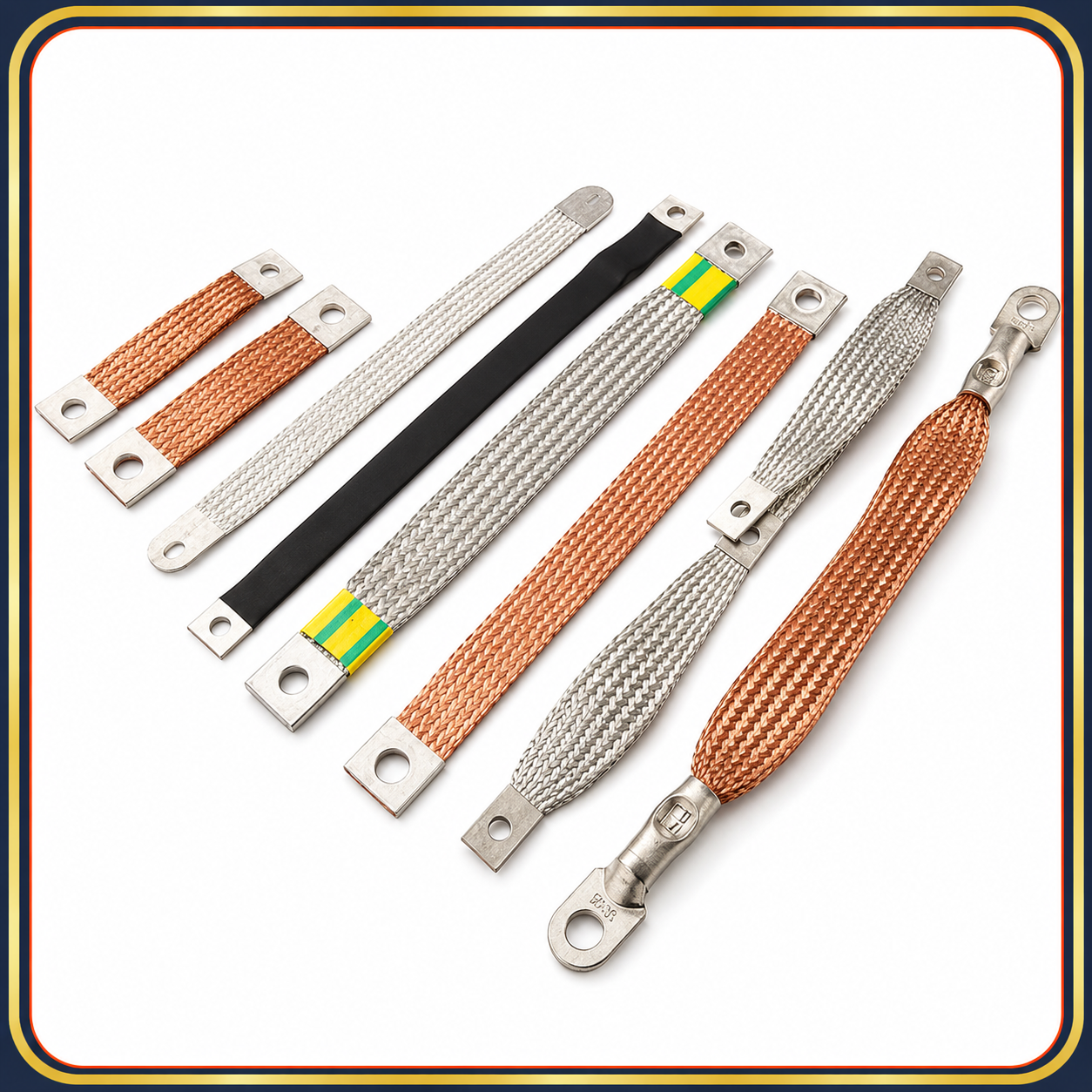 copper braid with tinned 2 hole copper earthing accessories copper braid with tinned 2 hole copper earthing accessories