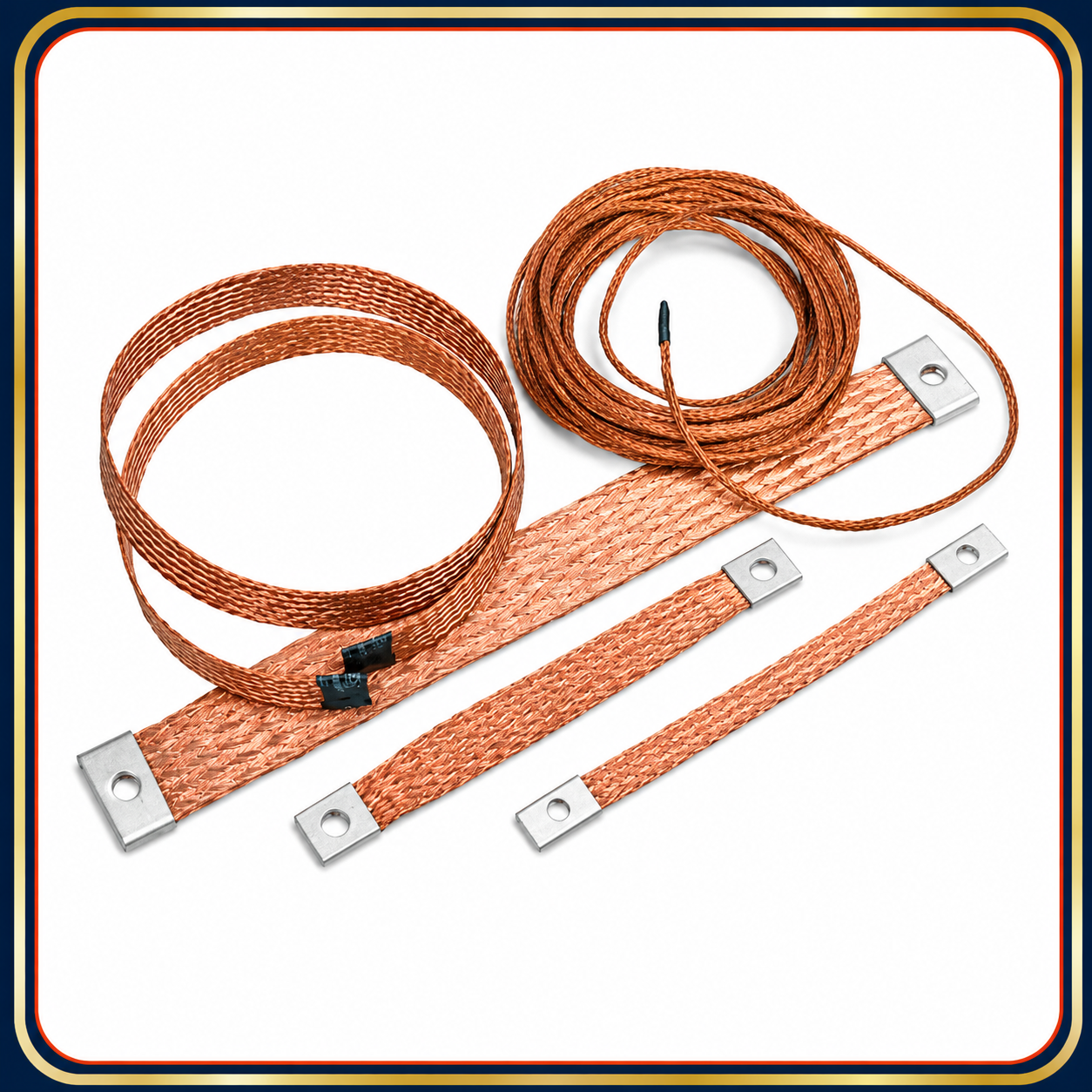 copper braid with tinned 1 hole copper earthing accessories copper braid with tinned 1 hole copper earthing accessories