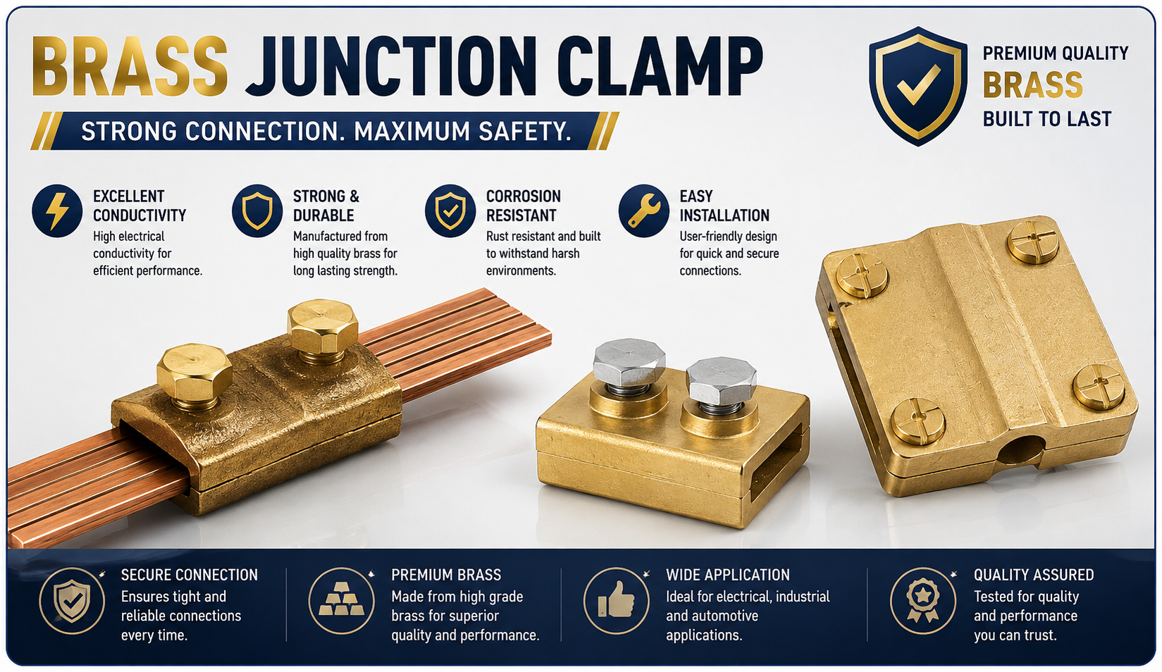 Brass Junction Clamp