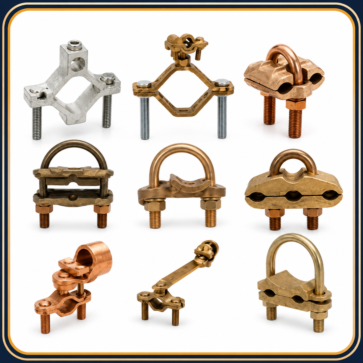 Copper Ground Clamp