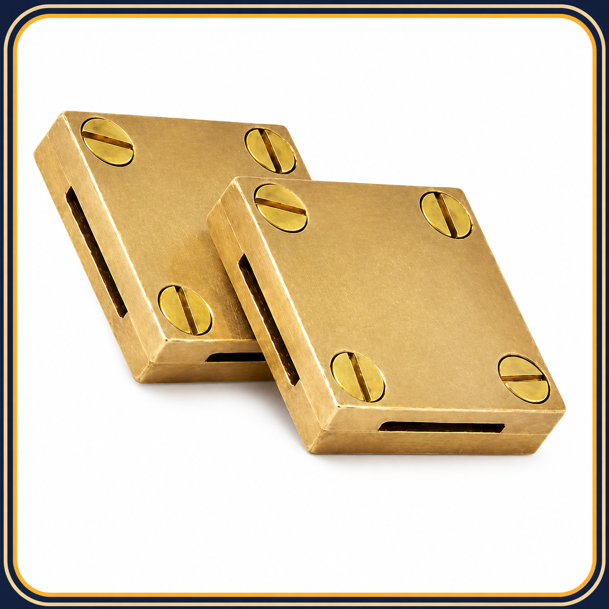 Brass Square Tape Clamp