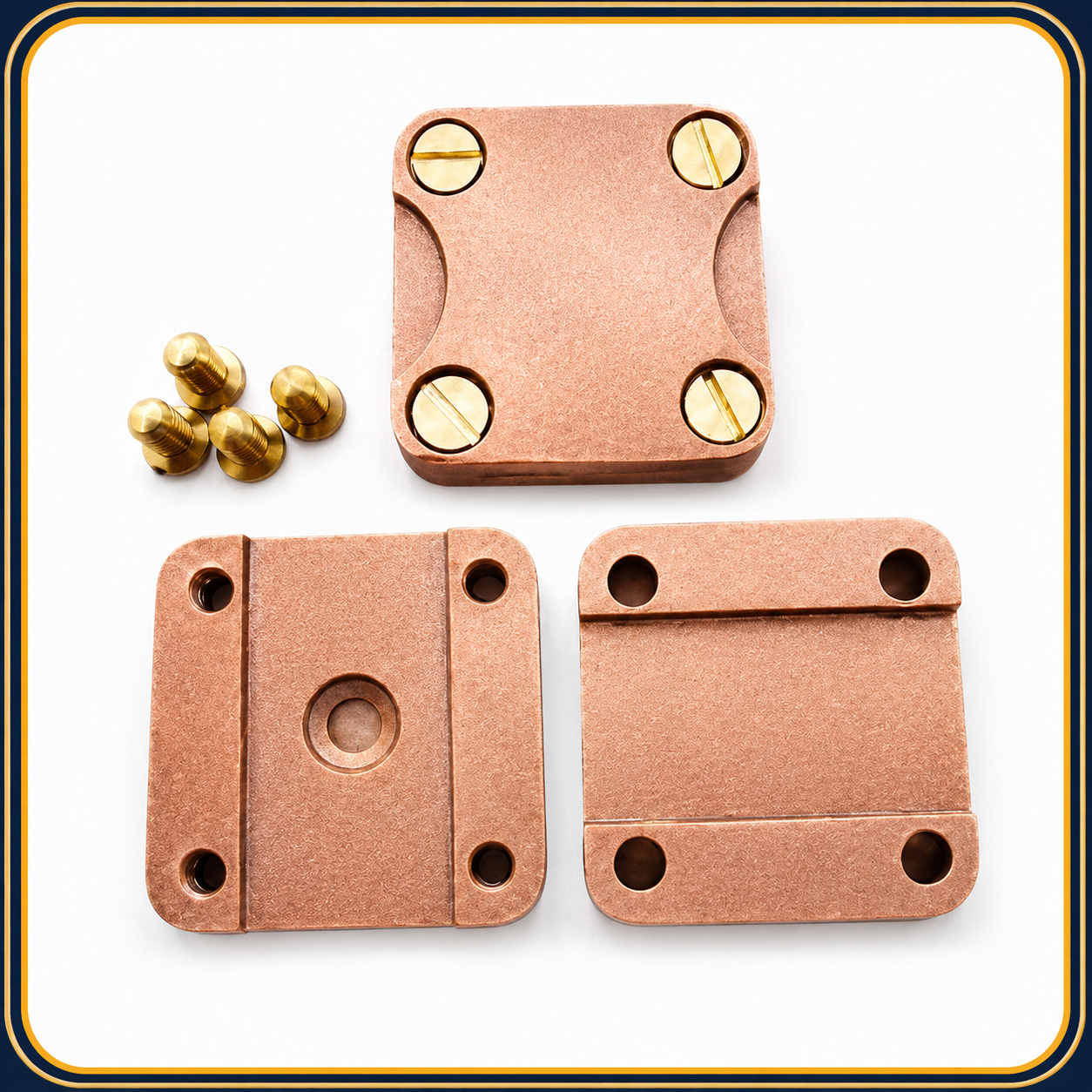 Brass Square Tape Clamp