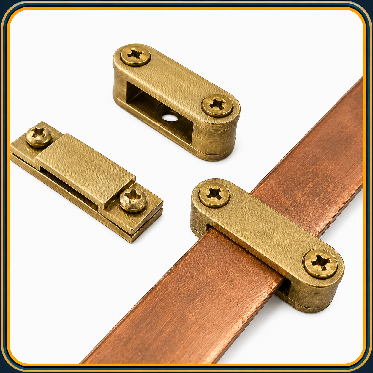 Copper Oblong Test Clamp