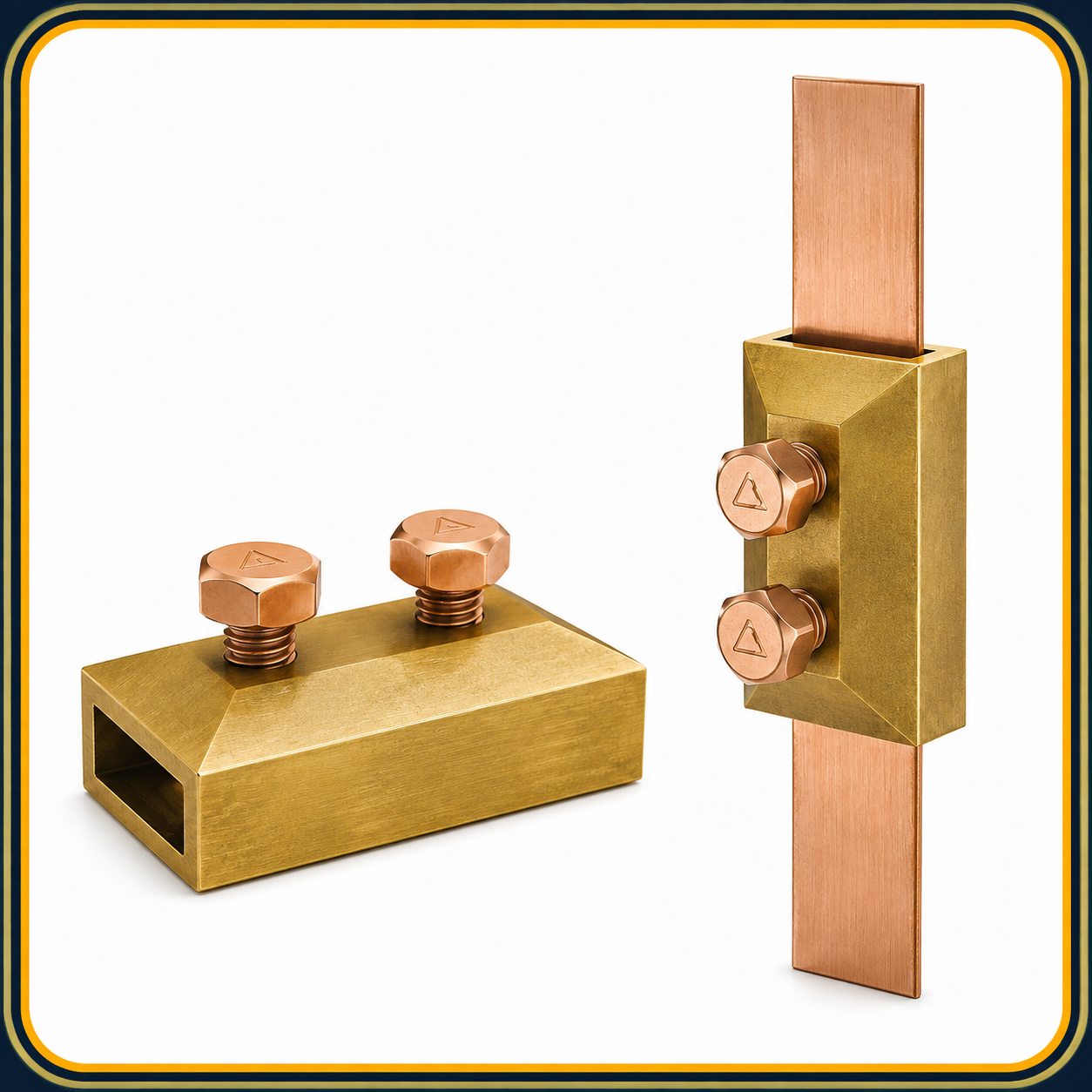 Copper Oblong Test Clamp