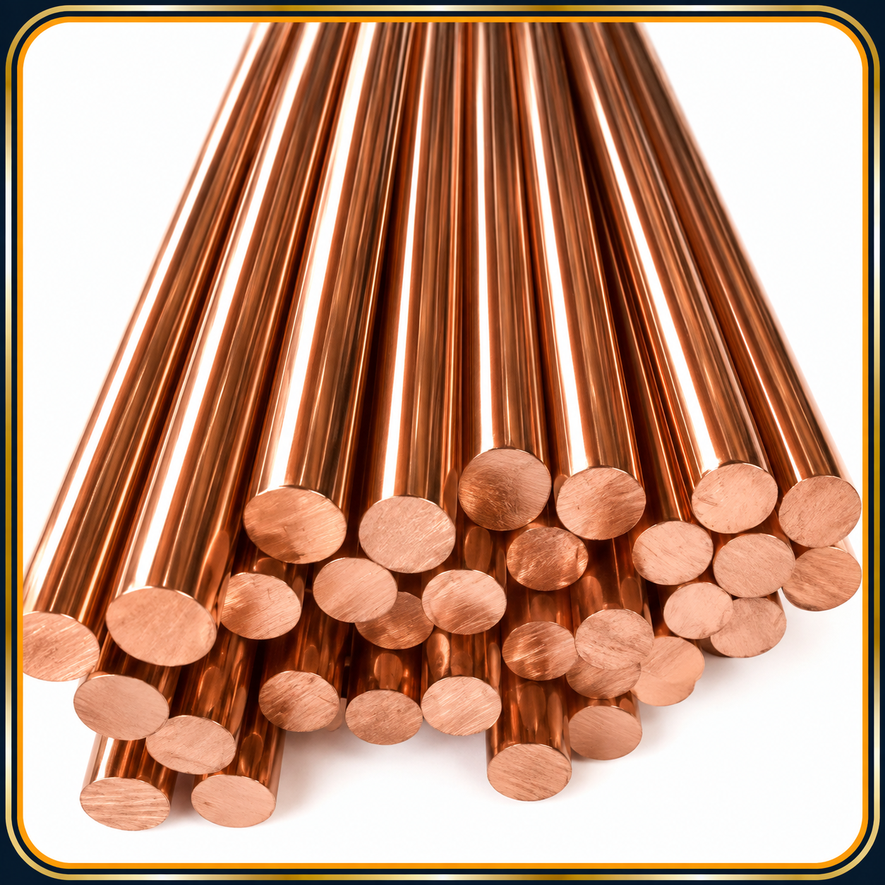 Copper Bonded Earthing Rod Unthreaded
