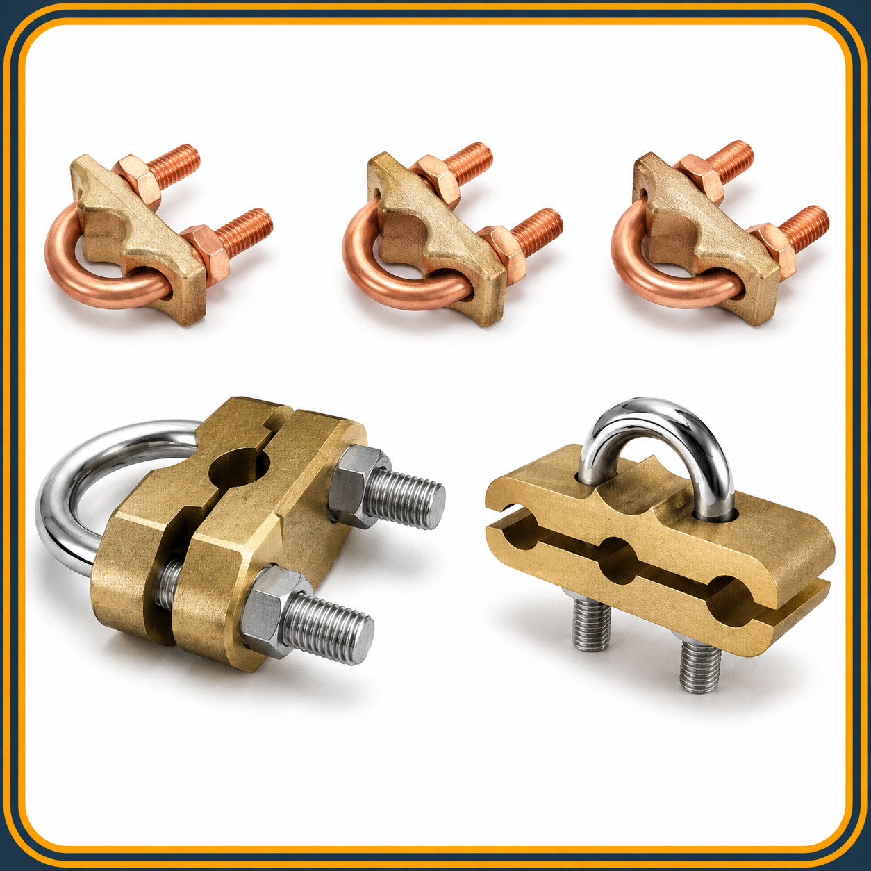 U-Bolt Rod To Tape Clamps