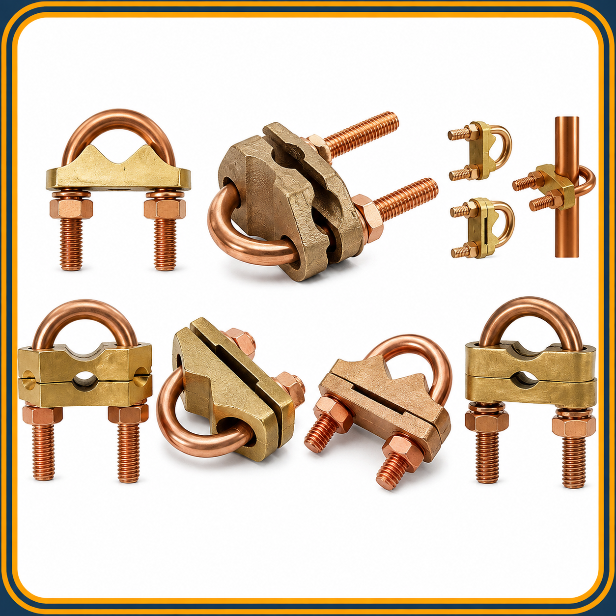 U-Bolt Rod To Tape Clamps