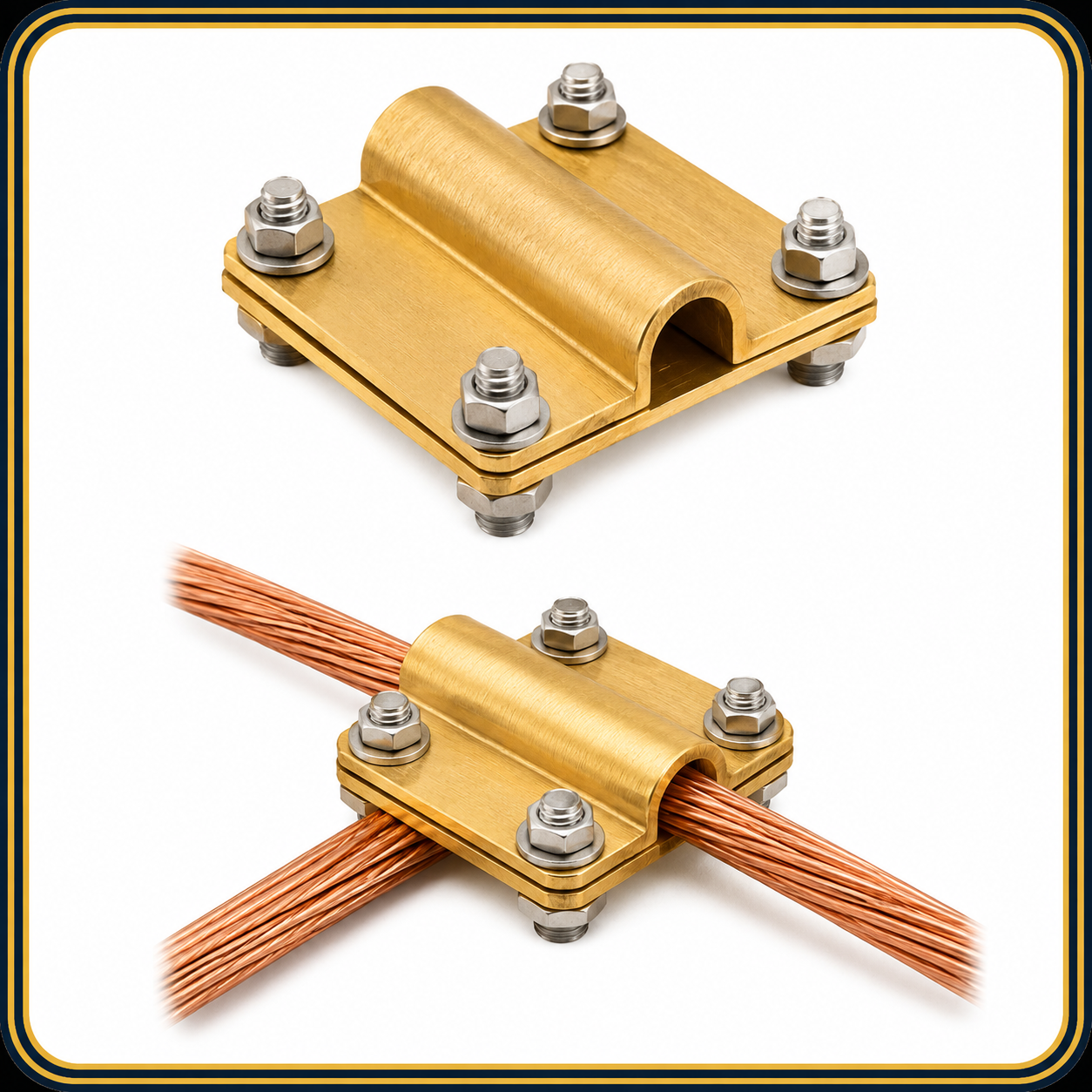 Brass Junction Clamp