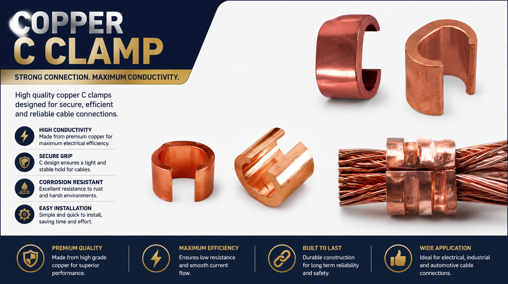 Copper C Clamp